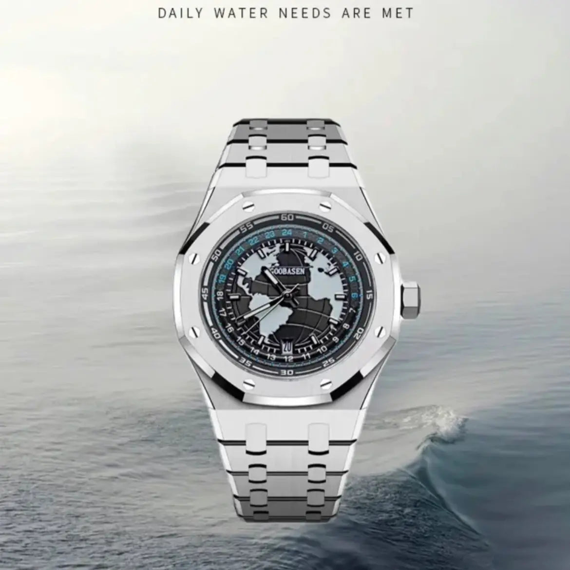 GOOBASEN™ Men's Wandering Earth Hollow Waterproof Luminous Watch