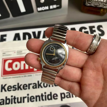 Retro niche elastic strap men's and women's watches