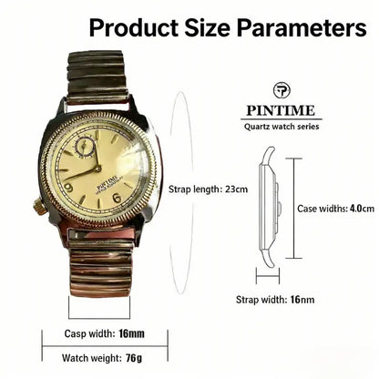 Retro niche elastic strap men's and women's watches