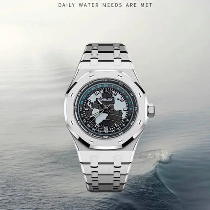 GOOBASEN™ Men's Wandering Earth Hollow Waterproof Luminous Watch