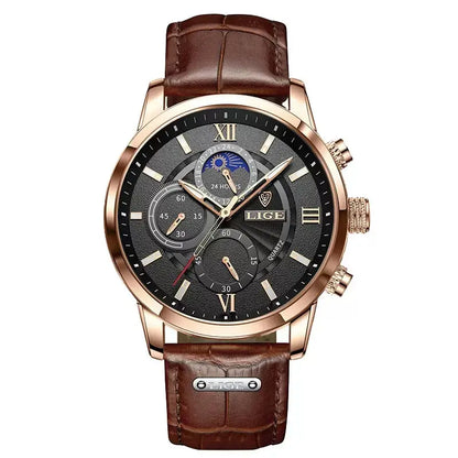 LG™ Classic vintage men's business watch