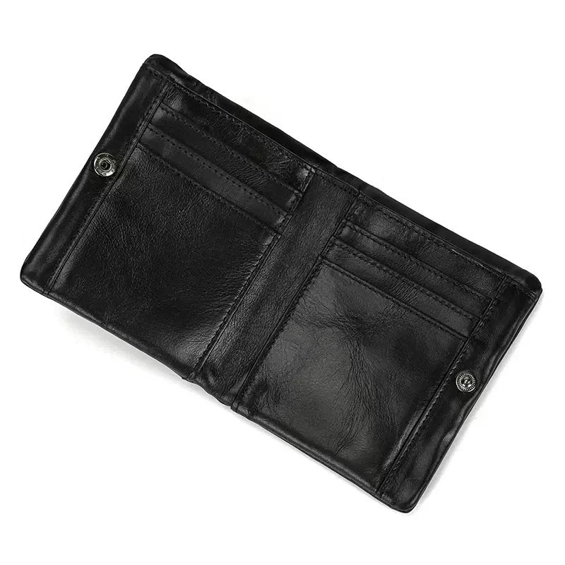 Leather multi-card slot wallet
