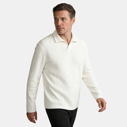 2026 Spring Casual Long Sleeve Twisted Yarn Stripe Shirt