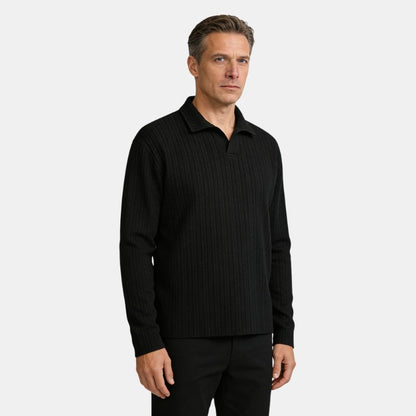 2026 Spring Casual Long Sleeve Twisted Yarn Stripe Shirt