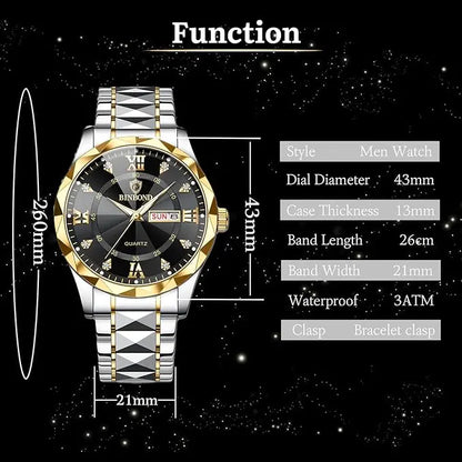 Director Luminous Quartz Watch