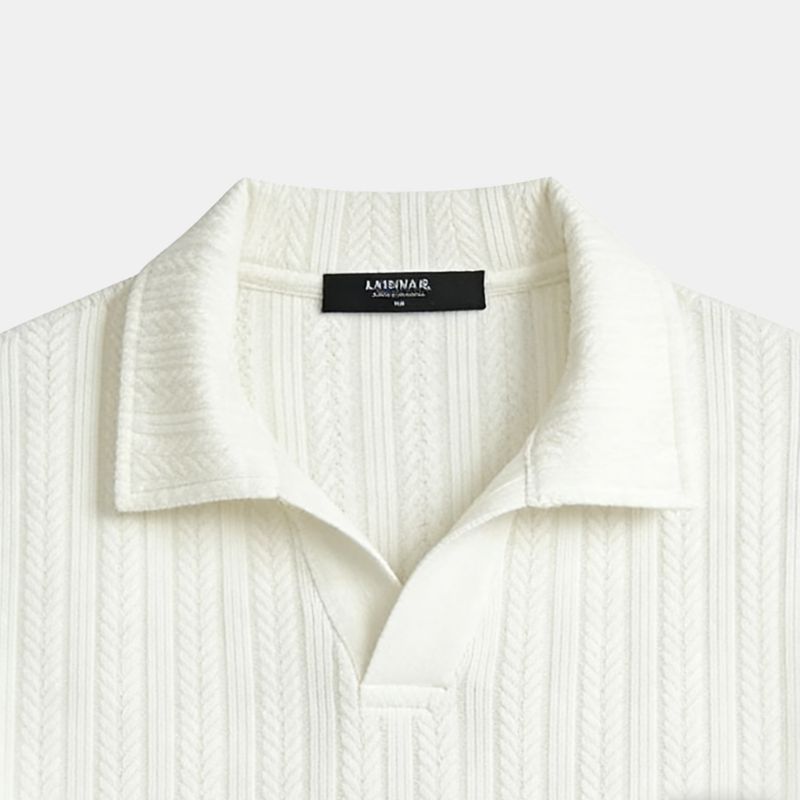 2026 Spring Casual Long Sleeve Twisted Yarn Stripe Shirt