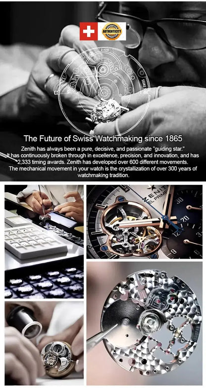 GOOBASEN™ Men's Light Luxury Wandering Earth Hollow Automatic Mechanical Watch