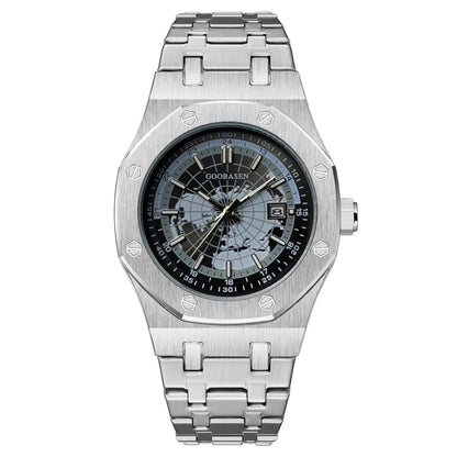 GOOBASEN™ Men's Light Luxury Wandering Earth Hollow Automatic Mechanical Watch