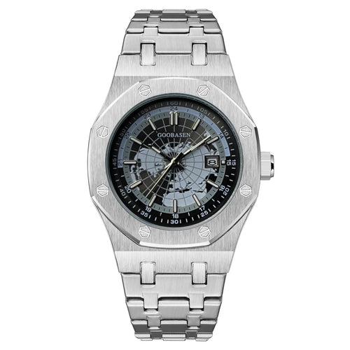 GOOBASEN™ Men's Light Luxury Wandering Earth Hollow Automatic Mechanical Watch